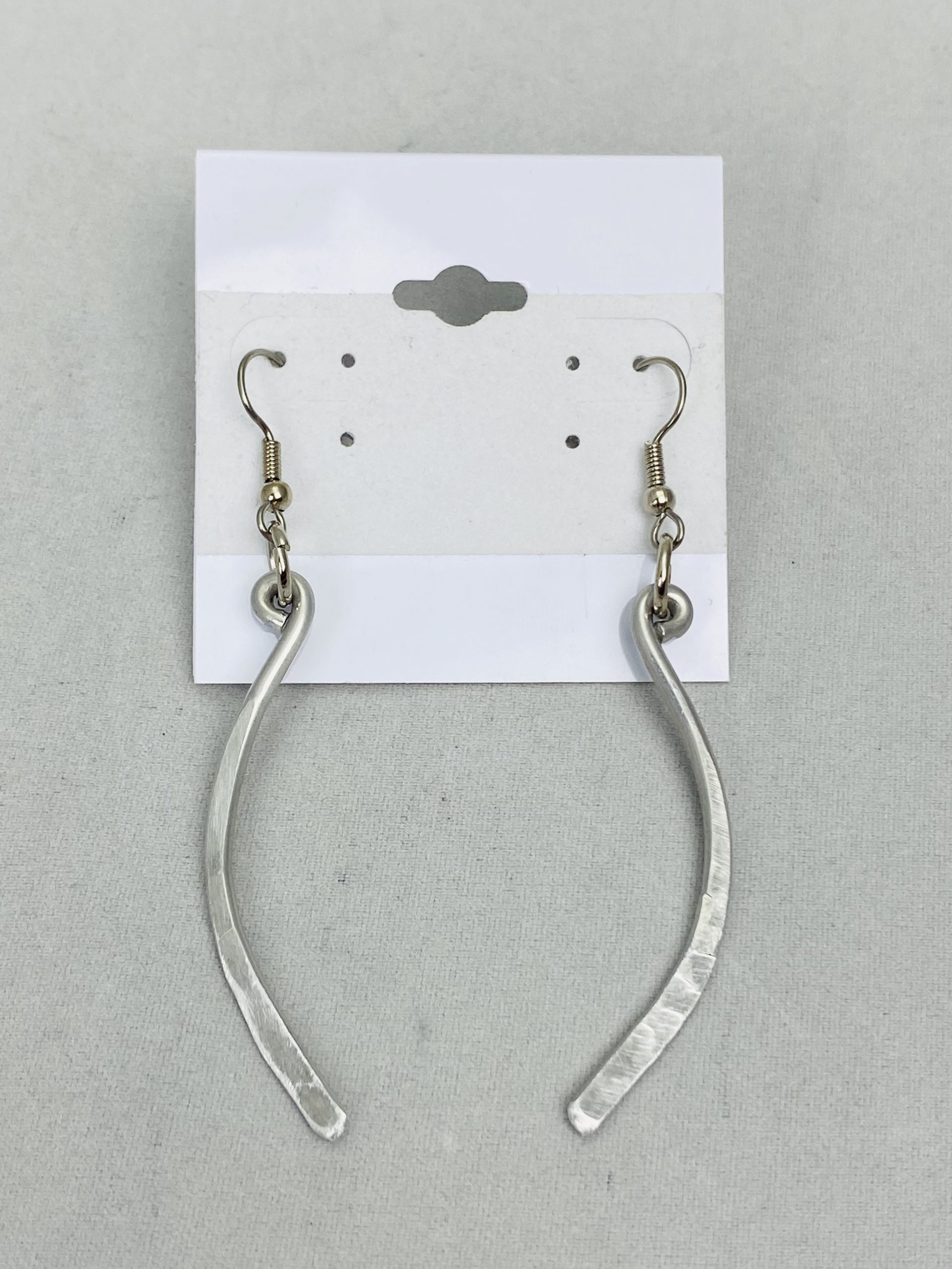 AJA Large Textured Crescent Earrings