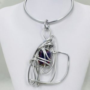 AJA Watermelon Crystal Necklace #473