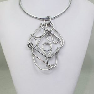 AJA Abstract Necklace Pendant #230