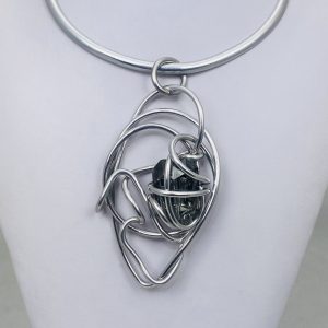 AJA Smokey Crystal Necklace #484