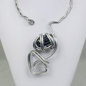 AJA Smokey Crystal Neck Collar #892