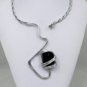 AJA Onyx Crystal Neck Collar  #883