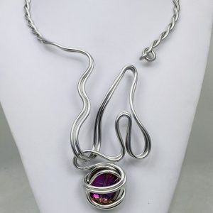 AJA Watermelon Crystal Neck Collar #884