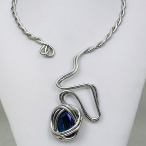 AJA Indigo Crystal Neck Collar #890