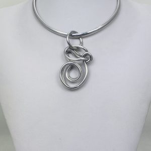 AJA Abstract Necklace Pendant #233