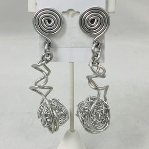 AJA Double Metal Clip-On Earrings #545