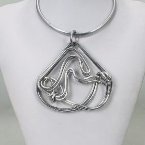 AJA Abstract Necklace Pendant #240